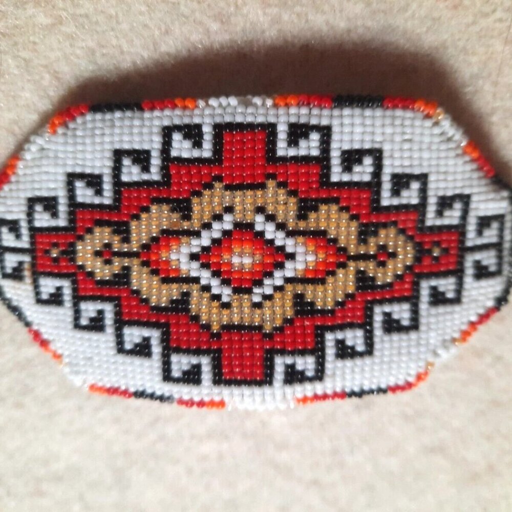 Beautiful Navajo Beaded Barrette